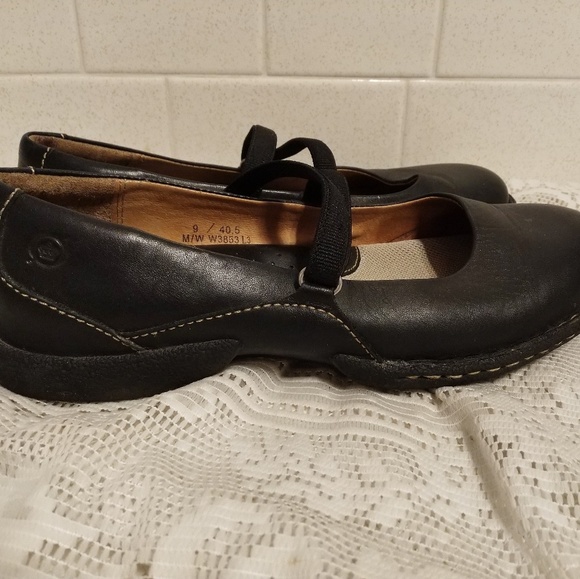born leather slip on shoes